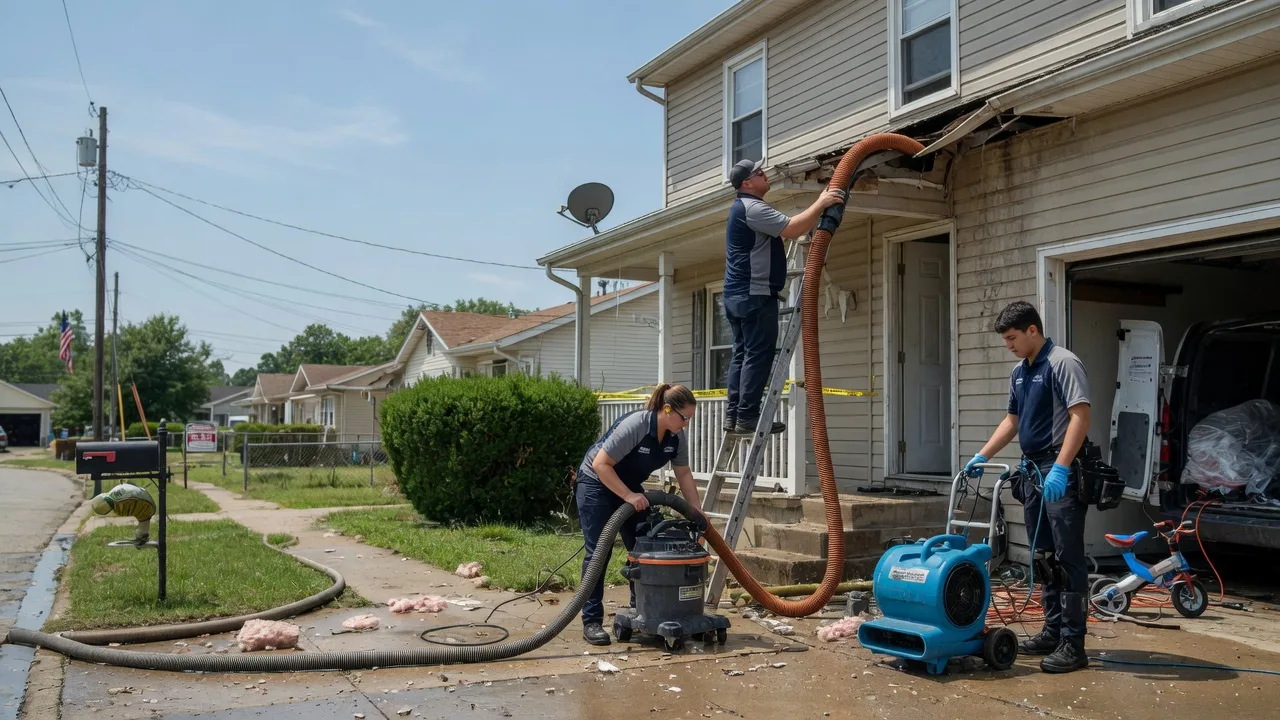 Water Damage Restoration in Powhattan, KS near me